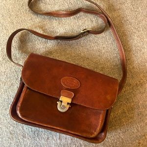 Vintage 80’s  Oroton Australia leather brown  Crossbody bag
